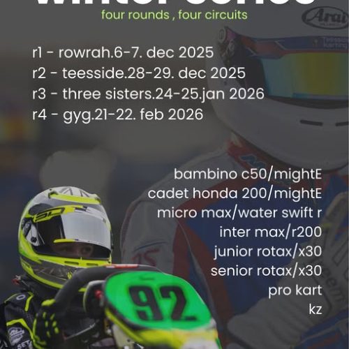 Winter Series Championship – Entries Now Open
